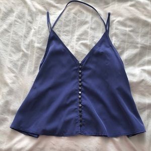 Backless tank top